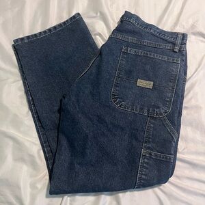 Wrangler Blue Relaxed Fit Jeans with Classic Indigo Wash
